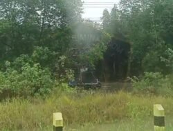 Tambang di Sinar Gunung Tak Jauh Dari Bibir Jalan 