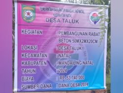 Dugaan Fiktif Pembangunan Jalan Rabat Beton di Desa Taluk, Warga Minta APH Usut Tuntas