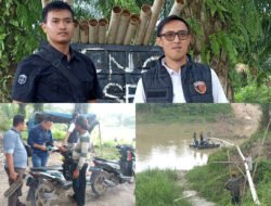Tim TIPITERRES Polres Lampung Timur Gerbek Lokasi Tambang Pasir Ilegal Yang Berada Diwilayah Waway Karya