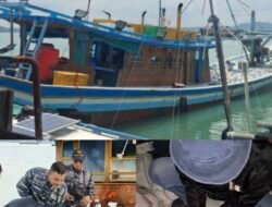 Kapal Beta Jaya 02 Yang Ditangkap Tim Trisula Lanal Babel Di Bangka Selatan Tercatat Milik BM Istri Bos TS