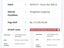 Sumur Bor ‘Hantu’? Pekerjaan Rampung, Nama Penyedia Tidak Ada di SPSE—Publik Curiga Ada yang Tidak Beres
