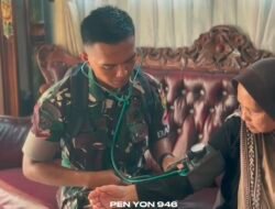 Yonif TP 946/DM Hadir untuk Kesehatan Bersama”