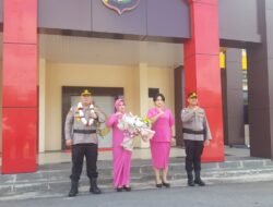 Disambut Pedang Pora dan Tarian Sikapor Sirih, AKBP Indra Feri Dalimunthe Resmi Pimpin Polres Bangka