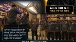 Agus Eko Ucapkan Selamat, Bojes Irawan Resmi Nahkodai DPC PJS Kabupaten Bangka