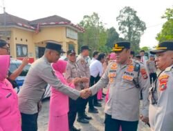 AKBP Indra Feri Dalimunthe Kunjungi Polsek Puding Besar dan Polsek Bakam, Tekankan Pelayanan Maksimal kepada Masyarakat