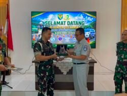 DENPOM II/5 BANGKA MELAKSANAKAN SOSIALISASI KESELAMATAN BERLALU LINTAS DALAM BERKENDARAAN DI WILAYAH KOREM 045/GAYA