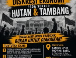 Ratusan Massa ALMASTER Siap Turun ke Jalan; Lima Persoalan Krusial Hutan, Timah dan Hukum Dihadapkan Langsung ke DPRD Babel