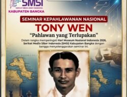 SMSI Bangka Kampanyekan Tony Wen Pahlawan Nasional Lewat Seminar Sejarah di Sungailiat