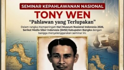 SMSI Bangka Kampanyekan Tony Wen Pahlawan Nasional Lewat Seminar Sejarah di Sungailiat