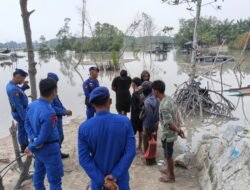 Sat Polairud Polres Bangka Hentikan Aktivitas Tambang Timah Ilegal di DAS Jembatan Kampung Pasir