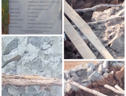Pembangunan Plat Duiker asal – asalan beralamat Jalan Desa Lubuk Pabrik, Kecamatan Lubuk Besar, Bangka tengah,